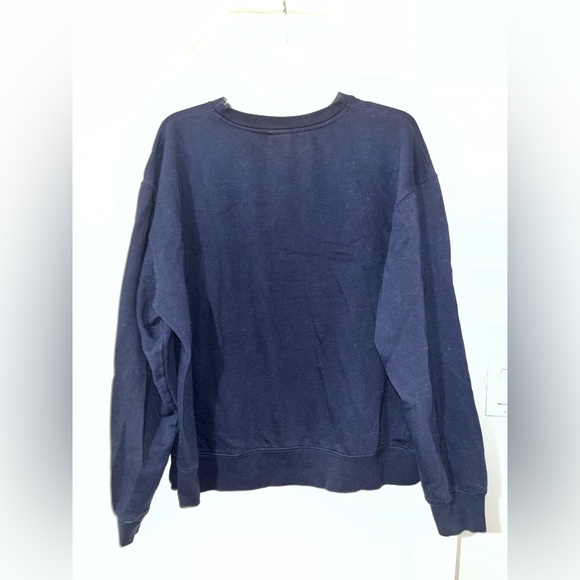 USA-Embossed Crewneck Fleece Sweatshirt - Picture 4 of 7